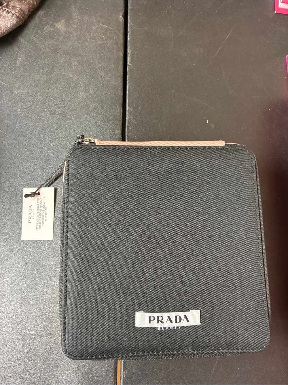 Prada Beauty Empty Toiletry Zip Pouch NWT